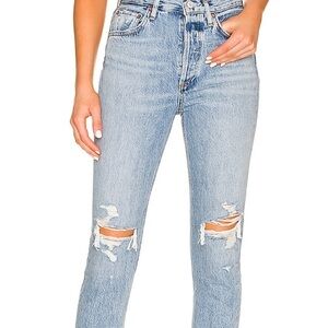 Agolde Riley high rise crop size 26